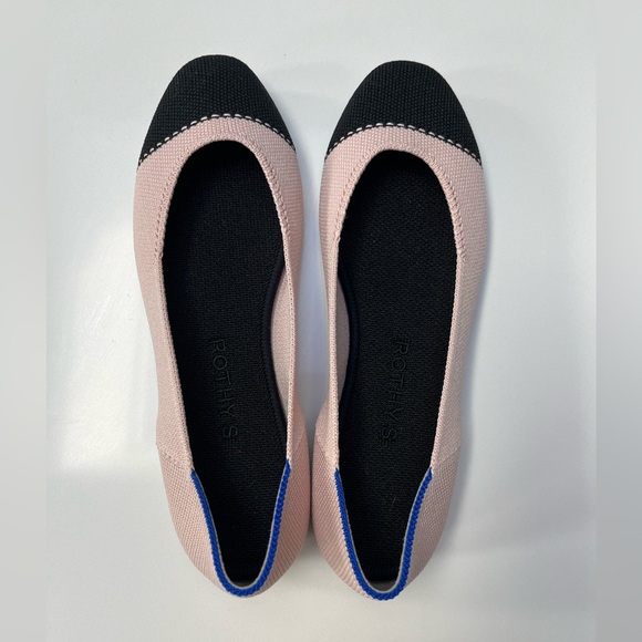 Rothy's Shoes - NWOB new never worn rothys square toe flats in rosewater rare sz 6.5 fits like 6